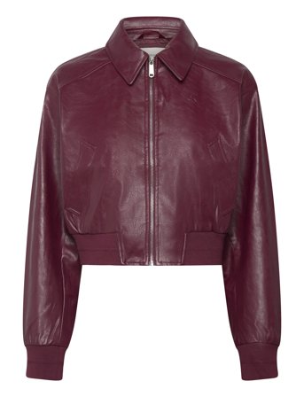 Calvin Klein Jeans | A-Cropped Crinkle Faux Leather B | S