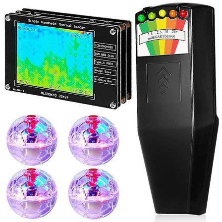 6 KPL Laitteistosarja Infrapuna Lämpökamera ja EMF Magneettikentän Ilmaisin Laitteet Kotiin Toimistoon