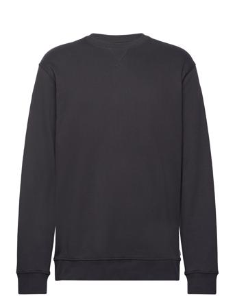 O-Neck Sweat Sweat-shirt Genser Svart Lindbergh*Betinget Tilbud