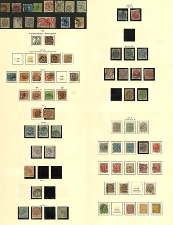 Danmark til 1966 - Samling i 1 frimärksalbum