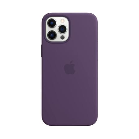 Apple Iphone 12 Pro Max Silikonskal Med Magsafe - Ametist Ametist