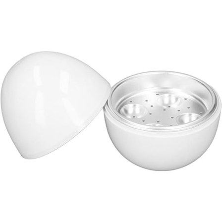 Hårdkokt Äggkokare, Mikrovågsugn Äggkokare 4 Ägg Multifunktionell Ångkokare Hushållsfrukostmaskin för Matlagning Ångad Bröd Dumplings Eg