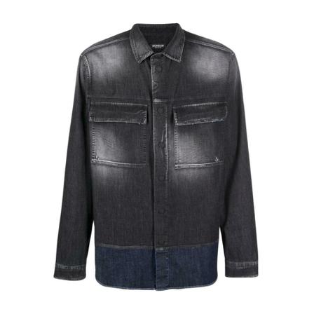 Dondup Denim Shirts Sort, Herre Skjorter