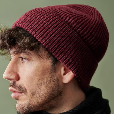 Felic Montagna Beanie Weinrot für Männer - Beanie Mützen