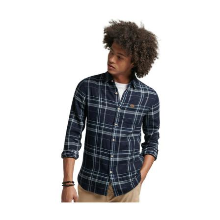 Superdry Shirt MIINTO-952c5d07cf4f8f7b6b59 Blå, Herre Skjorter