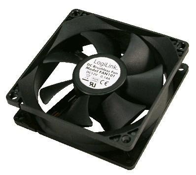 LogiLink fan 80*80*25mm 32,6 dB black