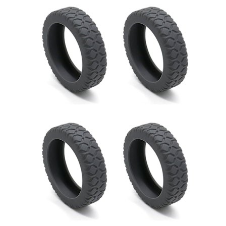 Kuffert Hjulbeskyttere Silikone Støjdæmpende Beskyttelsescover til Håndbagage til De Fleste 8 Spinnerhjul