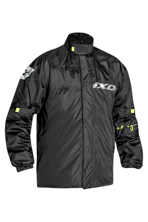Regenjacke Ixon Madden Schwarz/Hellgelb 4XL