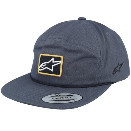 Alpinestars - Grijs snapback Cap - Port Hat 18 Charcoal Snapback @ Hatstore