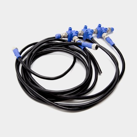 Startkit NMEA 2000 Amphenol LTW Startkit 1 + 1 Stromversorgungskabel + 2 NMEA 2000-Kabel (1 & 2 Meter) + 2 T-Kopplungen + 2 Terminatoren - Boot