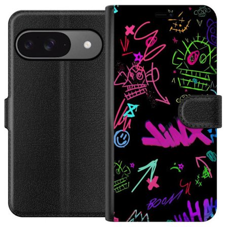 Kompatibelt Plånboksfodral till Google Google Pixel 9 Pro Guldlejon