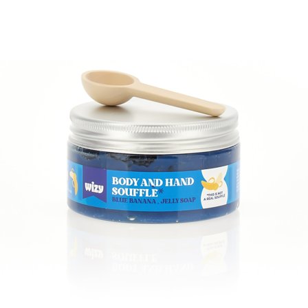 Wizy Body and Hand Soufflè Jelly Soap Blue Banana 100ml - Bagno e Doccia