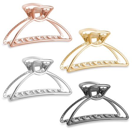 4-pack metallhårklämmor