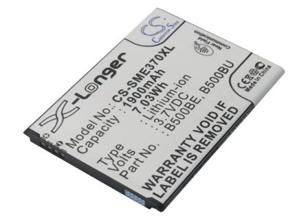 Batteri till SmartPhone, Mobil för Samsung GT-i9190, Galaxy S4 Mini, GT-i9195 m.fl.