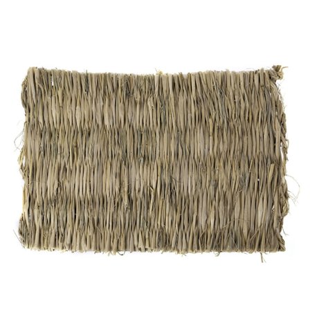 Vevd kjæledyrseng Kanin gressmatte Spiselig kaninsengetøy Nest Tygge til leke Leker til hamstere Papegøye Bunny Pinnsvin Guinea Pi