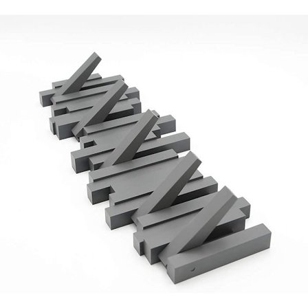 Kleshenger med 5 kroker: Moderne og plassbesparende for jakker, kåper, skjerf, vesker og mer