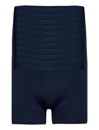 Boxer Org. Cotton 10-Pack Gots Boxershorts Blå Resteröds