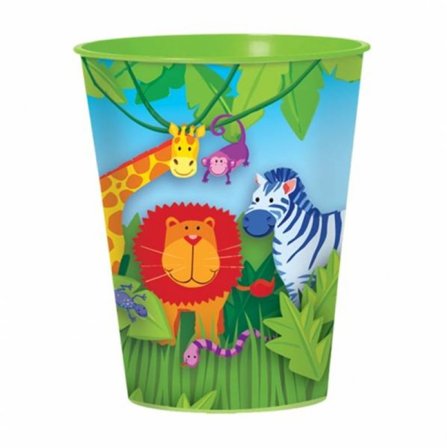 Krus jungledyr hård plast 4,5 dl