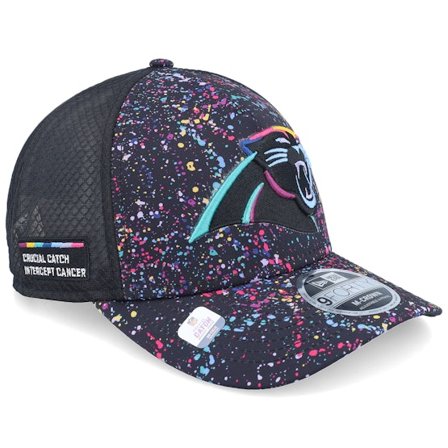 New Era - NFL Svart trucker Caps - Carolina Panthers NFL Crucial Catch 9FORTY A-Frame Trucker @ Hatstore