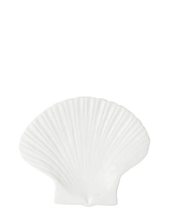Plate Shell M Home Decoration Decorative Platters & Bowls Hvit ByOn