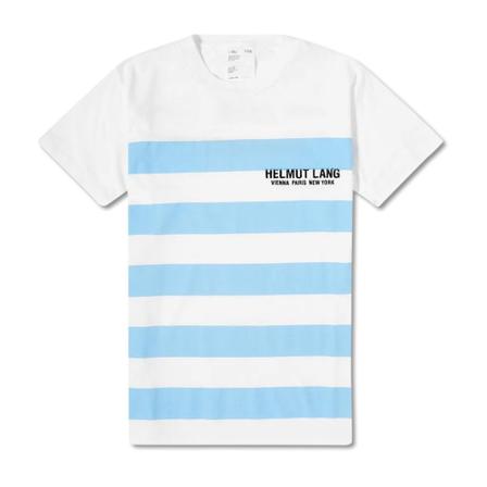 Helmut Lang Stripe Tee Hvid, Herre T-shirts