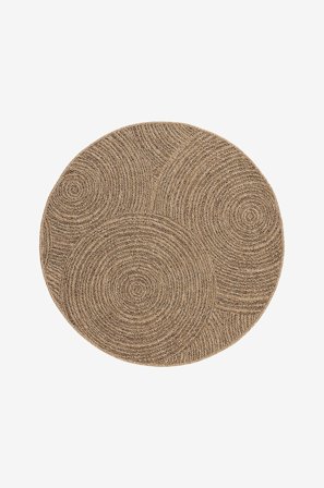 KM Home - Fladvævet tæppe Natural - Natur - Fladvævede tæpper - 120 - Fra Homeroom