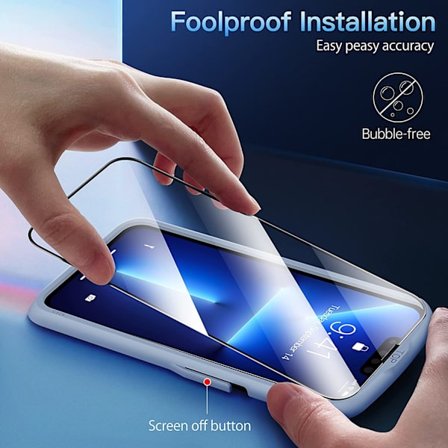 2-PACK- Transparent Skärmskydd iPhone 15 PRO (6.1'')