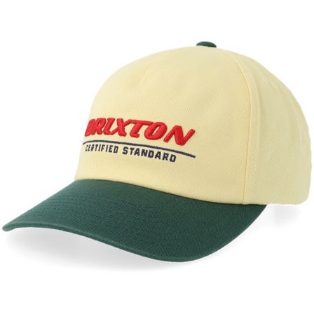 Brixton - Svart adjustable Keps - " Washed Yellow/Medite Adjustable" @ Hatstore