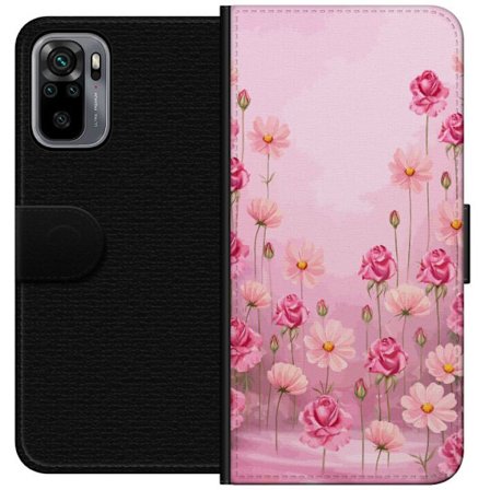 Yhteensopiva Lompakkokotelo Xiaomi Redmi Note 10S Petal Reverie Soft Blush