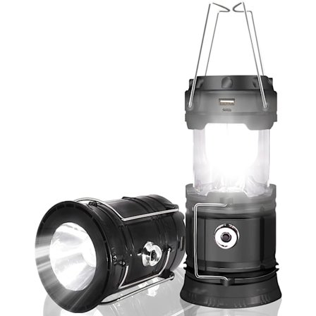 Bærbar LED-campinglanterne - Ultra Bright USB-oppladbar Sola
