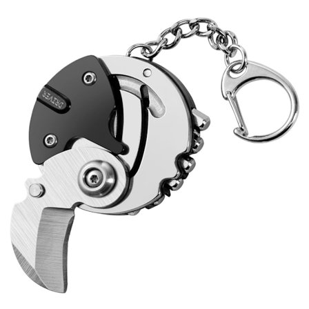 Liten Multiverktøy Liten Sammenleggbar Tang, Lommeskrutrekker med Kniv Multifunksjonskniv for EDC Arbeid Camping Fotturer