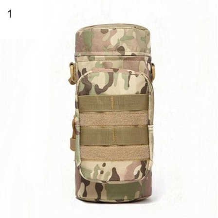 Mordely Tactical Molle Vattenflaskhållare påse Justerbar KettleBag