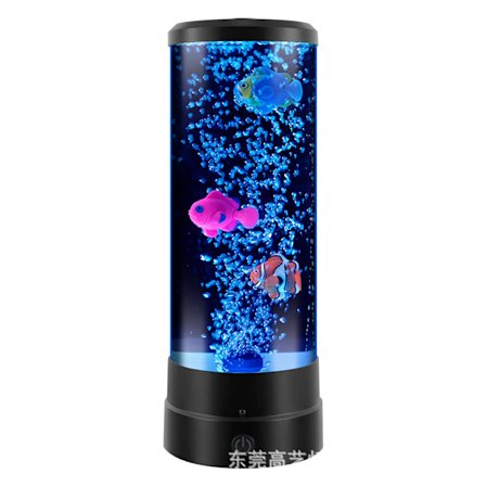 LED Jellyfish Lampa 5W USB-driven | Färgskiftande Dekorativ Stämningsbelysning**svart