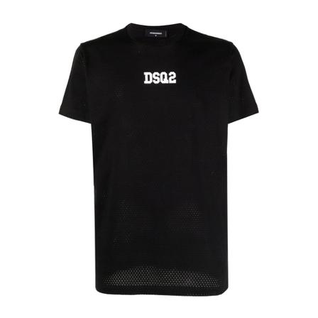 Dsquared2 - T-shirts - Svart - Herr - Storlek: M, Herr, Storlek: M