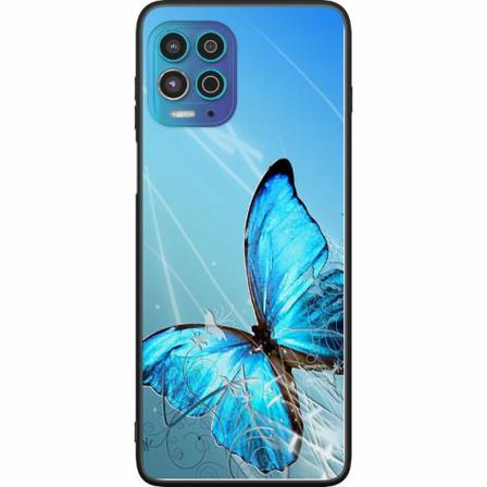 Motorola Moto G100 Svart Skal Fjäril