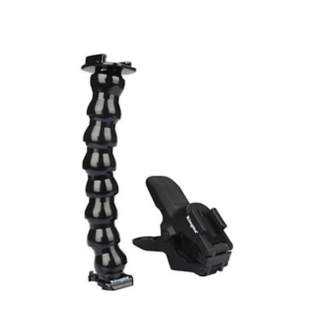 Jaws Flex Clamp Mount Justerbar Svanhals För Gopro Hero 10 9 8 7 6 5 4 Session För Go Pro Yi Akaso Sjcam Eken Tillbehör(20cm för GoPro etc)