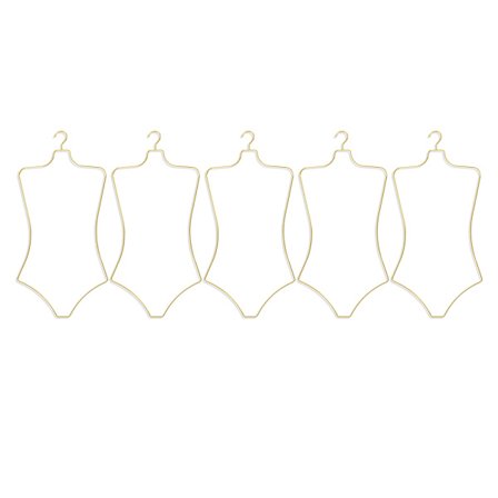 5 stk. Metal Bøjler til Badetøj, Lingeri, Bikini, Badetøj, Skab