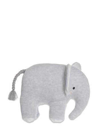 Teddykompaniet Cozy Knits Elephant - Grey - H:20CM