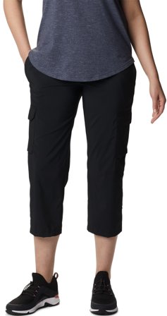 Columbia W's Silver Ridge Utility Capri Black