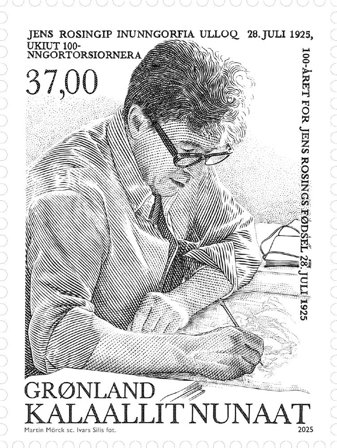 Grønland - Jens Rosing - Postfrisk frimærke