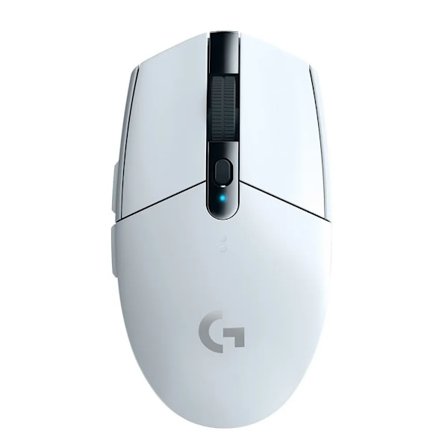 Logitech G305 LIGHTSPEED trådløs gamingmus, Hero 12K-sensor, 12000 DPI, lettvekt, 6 programmerbare knapper, 250 timers batteritid, hvit