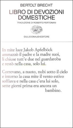 Libro di devozioni domestiche Bertolt Brecht