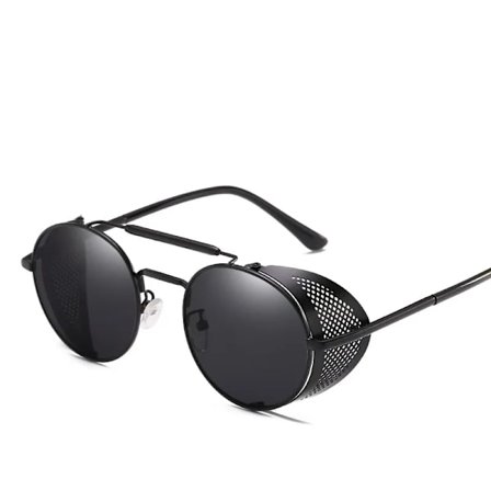 MUSELIFE Retro Runde Metal Solbriller Steampunk Mænd Kvinder Brand Designer Briller Oculos De Sol Shades UV Beskyttelse
