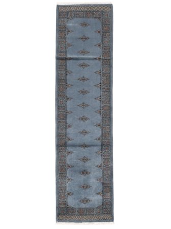 Pakistan Bokhara 3Ply Rug 79X300 Runner Dark Blue/Black Wool, Pakistan