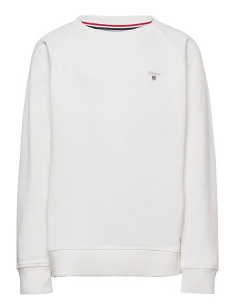 The Original C-Neck Sweat Sweatshirt Trøje Hvid GANT