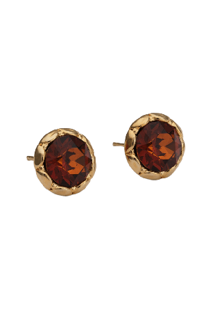 Lily and Rose Miss Victoria stud earrings - Smoked amber Örhängen Dam Guld ONE-SIZE