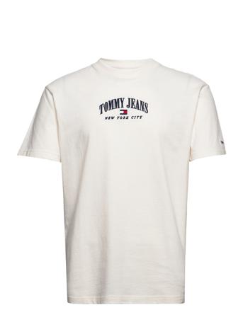 Tjm Clsc Small Varsity Tee T-shirt Hvid Tommy Jeans