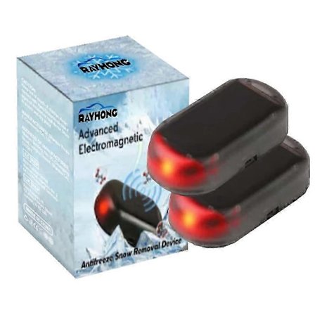 2x Bil Antifreeze Instrument Elektromagnetisk Molekylær Interferens Antifreeze Snøfjerningsinstrument Universelle Deler