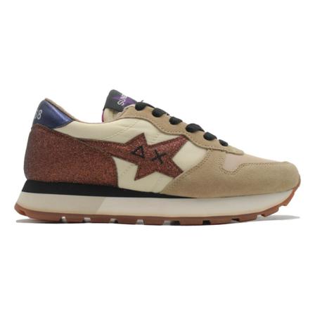 Sun68, Sneakers Bruin, Dames, Maat:37 EU