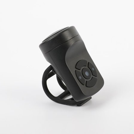 Sort genopladelig cykel motorcykel elektrisk klokke horn 4 tilstande Mo